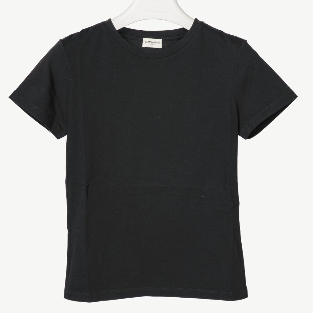 Saint Laurent Black Cotton-Jersey Short-Sleeve T-Shirt